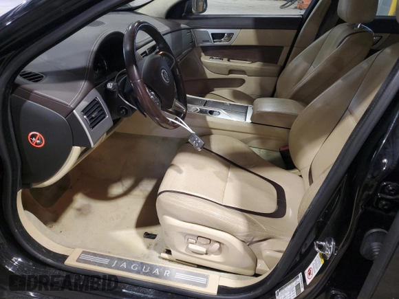2013 Jaguar XF SC with VIN SAJWJ0EF9D8S92356, listed as a Copart auction lot 54209125 with 105,600 mi miles and Salvage Title. Bid and sale history available at DreamBid. Image 7.