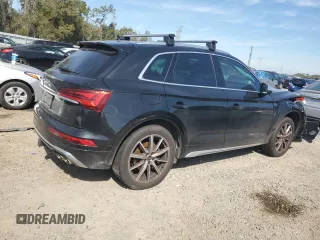 2022 Audi SQ5 Premium Plus with VIN WA1B4AFY2N2126494, listed as a Copart auction lot 43123265 with 14,397 mi miles and Non Repairable. Bid and sale history available at DreamBid. Image 3.