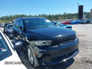 2024 Dodge Durango GT with VIN 1C4RDJDG7RC153205, listed as a IAAI auction lot 41862211 with 37,018 mi miles and . Bid and sale history available at carsss.com. Image 1.