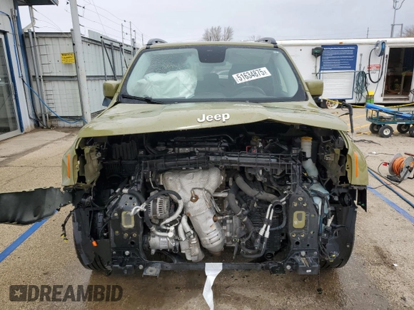 2015 Jeep Renegade Latitude with VIN ZACCJABTXFPB82218, listed as a Copart auction lot 51634875 with 185,757 mi miles and Salvage Title. Bid and sale history available at carsss.com. Image 5.