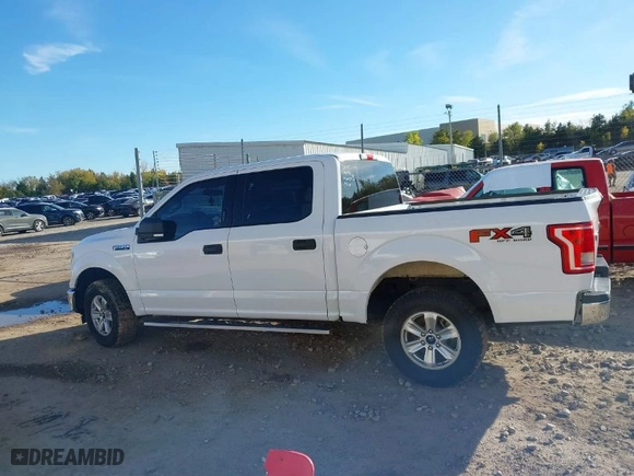 2017 Ford F-150 XL with VIN 1FTEW1EFXHKE25037, listed as a IAAI auction lot 40824571 with 205,960 mi miles. Bid and sale history available at carsss.com. Image 13.