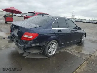 2012 Mercedes-Benz C-Class C 250 Sport with VIN WDDGF4HB7CA654962, listed as a Copart auction lot 51278855 with 182,526 mi miles and Salvage Title. Bid and sale history available at carsss.com. Image 3.