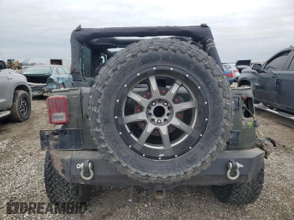 2016 Jeep Wrangler Unlimited Rubicon with VIN 1C4BJWFG5GL146853, listed as a Copart auction lot 46169335 with Not provided miles and Salvage title. Bid and sale history available at DreamBid. Image 6.