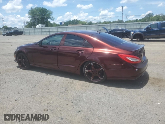 2013 Mercedes-Benz CLS 550 z VIN WDDLJ7DB9DA072058, wystawiony jako Copart lot #62888085 z przebiegiem 128 936 mil mil oraz Szkoda całkowita • Salvage title. Historia ofert i sprzedaży dostępna na DreamBid. Obrazek 2.