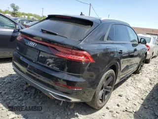 2019 Audi Q8 Premium z VIN WA1AVAF14KD017045, wystawiony jako Copart lot #54085185 z przebiegiem 78 342 mil mil oraz Szkoda całkowita • Salvage title. Historia ofert i sprzedaży dostępna na DreamBid. Obrazek 3.