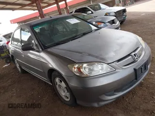 2004 Honda Civic Hybrid with VIN JHMES95654S018200, listed as a IAAI auction lot 41912912 with 291,301 mi miles. Bid and sale history available at carsss.com. Image 1.