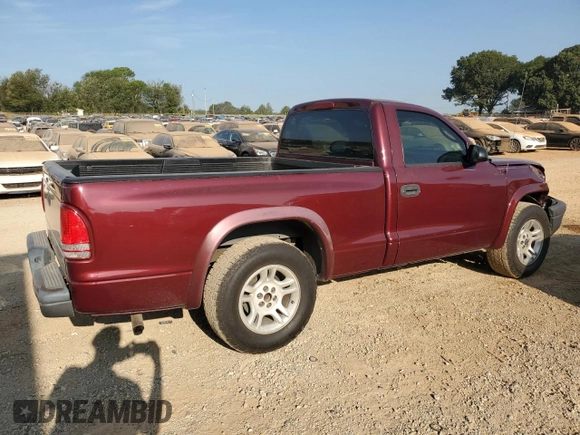 2003 Dodge Dakota with VIN 1D7FL16XX3S239078, listed as a Copart auction lot 71092344 with 133,832 mi miles and Salvage Title. Bid and sale history available at carsss.com. Image 3.