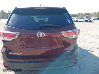 2016 Toyota Highlander LE Plus with VIN 5TDZKRFH4GS134343, listed as a IAAI auction lot 41698838 with 149,189 mi miles. Bid and sale history available at carsss.com. Image 16.