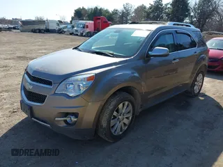 2011 Chevrolet Equinox LTZ with VIN 2CNFLGE56B6316698, listed as a IAAI auction lot 41781663 with 142,336 mi miles. Bid and sale history available at carsss.com. Image 2.