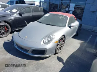 2017 Porsche 911 Carrera S with VIN WP0CB2A97HS154074, listed as a IAAI auction lot 41666422 with 41,927 mi miles. Bid and sale history available at carsss.com. Image 2.
