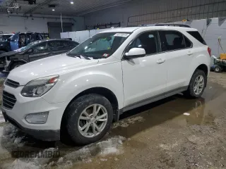 2016 Chevrolet Equinox LT with VIN 2GNFLFEKXG6107158, listed as a Copart auction lot 45370575 with 157,253 mi miles and Salvage Title. Bid and sale history available at carsss.com. Image 1.