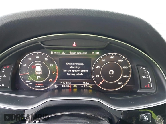 2017 Audi Q7 Premium Plus with VIN WA1LAAF70HD037732, listed as a IAAI auction lot 41399099 with 144,785 mi miles. Bid and sale history available at carsss.com. Image 7.
