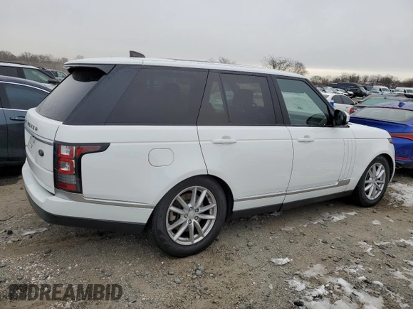 2017 Land Rover Range Rover with VIN SALGR2FV0HA358281, listed as a Copart auction lot 41411775 with 109,357 mi miles and Clean title. Bid and sale history available at DreamBid. Image 3.