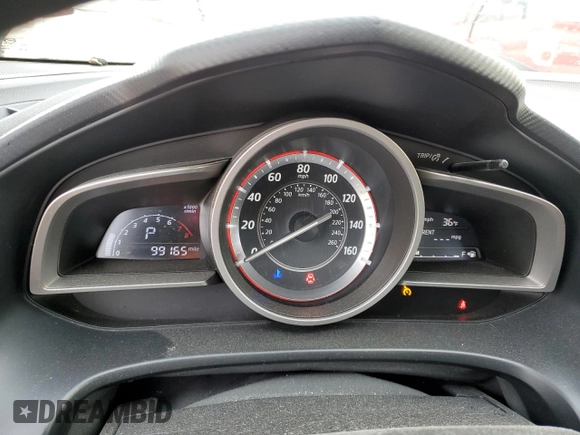 2015 Mazda 3 i Sport with VIN 3MZBM1U70FM156147, listed as a Copart auction lot 52214175 with 99,165 mi miles and Salvage Title. Bid and sale history available at carsss.com. Image 9.