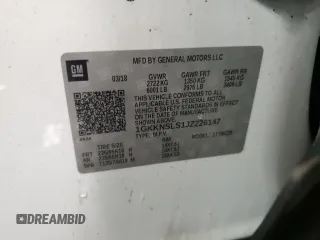 2018 GMC Acadia SLE z VIN 1GKKNSLS1JZ226147, wystawiony jako Copart lot #45546885 z przebiegiem 69 300 mil mil oraz Szkoda całkowita • Salvage title. Historia ofert i sprzedaży dostępna na DreamBid. Obrazek 13.