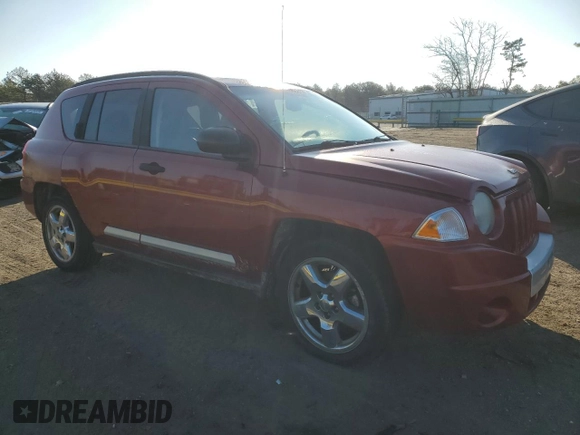 2007 Jeep Compass Limited with VIN 1J8FF57W27D199368, listed as a Copart auction lot 46854235 with 170,540 mi miles and Clean Title. Bid and sale history available at carsss.com. Image 4.