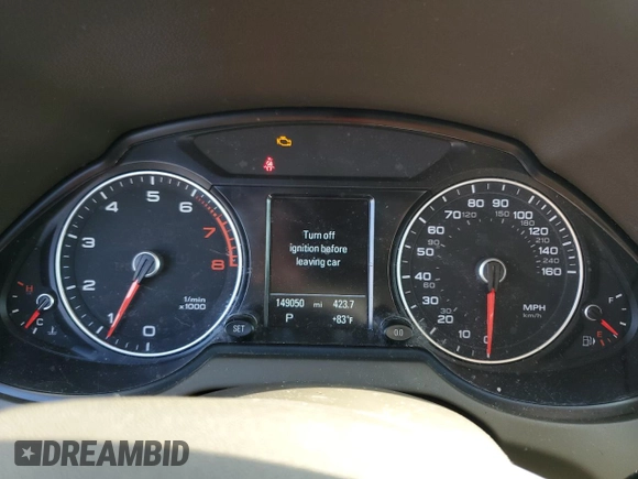 2014 Audi Q5 Premium Plus z VIN WA1LFAFPXEA021732, wystawiony jako Copart lot #66323725 z przebiegiem 149 050 mil mil oraz Szkoda całkowita • Salvage title. Historia ofert i sprzedaży dostępna na DreamBid. Obrazek 9.