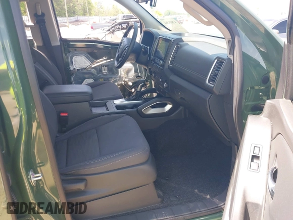2022 Nissan Frontier SV with VIN 1N6ED1EK1NN695199, listed as a IAAI auction lot 42085368 with 30,481 mi miles and . Bid and sale history available at DreamBid. Image 5.
