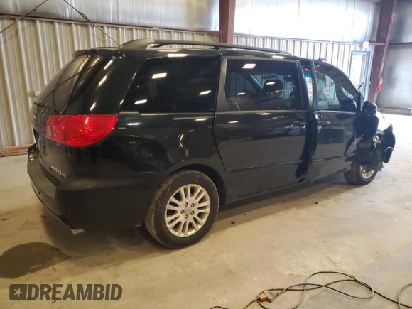 2008 Toyota Sienna XLE with VIN 5TDZK22C18S185799, listed as a Copart auction lot 53516245 with 159,634 mi miles and Non Repairable. Bid and sale history available at DreamBid. Image 3.