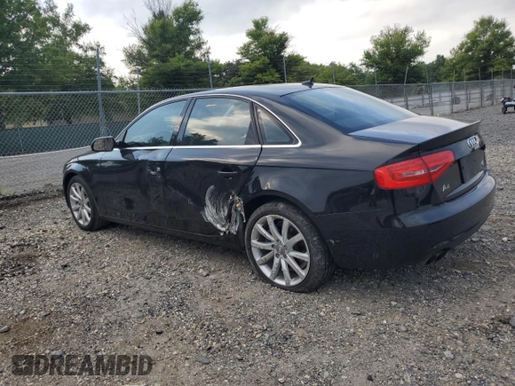 2013 Audi A4 Prestige with VIN WAUMFAFL2DN020022, listed as a Copart auction lot 69309304 with 67,074 mi miles and Salvage Title. Bid and sale history available at carsss.com. Image 2.
