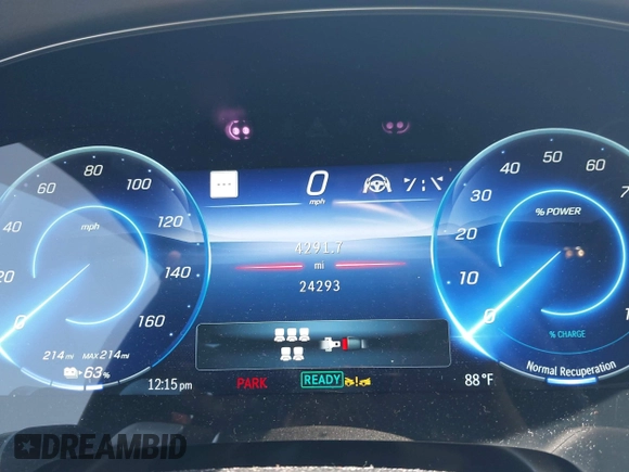 2023 Mercedes-Benz EQS 580 z VIN 4JGDM4EB5PA018484, wystawiony jako IAAI lot #42451530 z przebiegiem 24 293 mil mil oraz . Historia ofert i sprzedaży dostępna na DreamBid. Obrazek 7.
