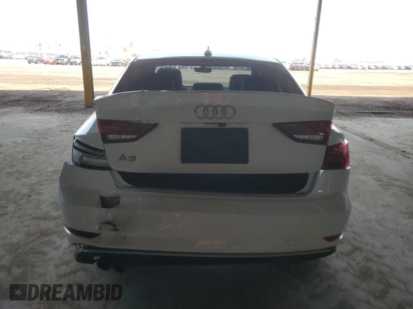 2018 Audi A3 Sedan Premium with VIN WAUAUGFF2J1041493, listed as a Copart auction lot 52236515 with 58,893 mi miles and Salvage Title. Bid and sale history available at carsss.com. Image 6.