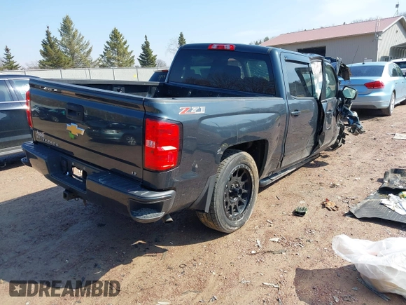 2017 Chevrolet Silverado 1500 LT with VIN 3GCUKREC6HG451671, listed as a IAAI auction lot 41906060 with Not Provided miles and . Bid and sale history available at DreamBid. Image 4.