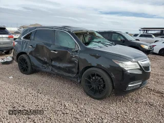 2014 Acura MDX Tech Pkg with VIN 5FRYD4H40EB010704, listed as a Copart auction lot 45121525 with 169,171 mi miles and Salvage Title. Bid and sale history available at carsss.com. Image 4.