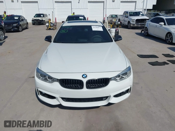 2016 BMW 4 Series 435i xDrive with VIN WBA4B3C58GG528016, listed as a IAAI auction lot 41506077 with 87,975 mi miles and . Bid and sale history available at DreamBid. Image 12.
