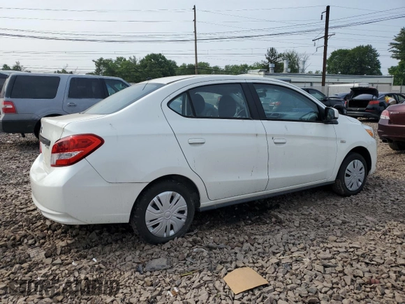 2020 Mitsubishi Mirage ES z VIN ML32F3FJ1LHF00656, wystawiony jako Copart lot #60921435 z przebiegiem 52 486 mil mil oraz Czysty tytuł • Clean title. Historia ofert i sprzedaży dostępna na DreamBid. Obrazek 3.