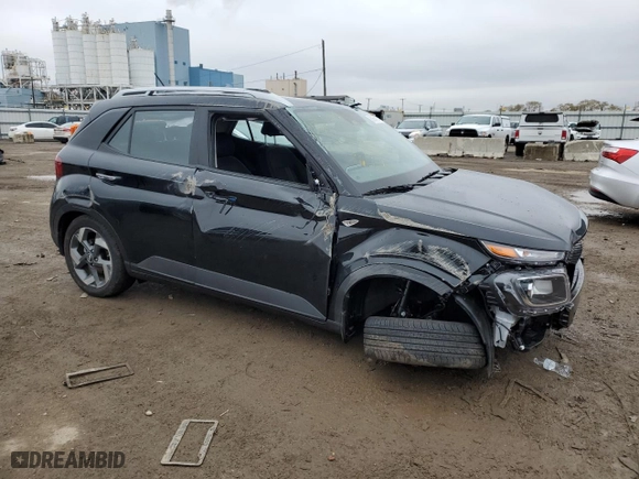 2024 Hyundai Venue SEL with VIN KMHRC8A38RU336826, listed as a Copart auction lot 80954914 with NaN miles and Salvage Title. Bid and sale history available at carsss.com. Image 4.