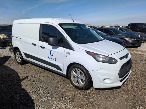 2015 Ford Transit Connect XLT with VIN NM0LS7F74F1219211, listed as a Copart auction lot 47761445 with 127,676 mi miles and Salvage Title. Bid and sale history available at carsss.com. Image 4.