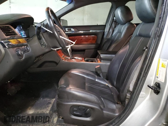 2013 Lincoln MKS with VIN 1LNHL9EK6DG615623, listed as a Copart auction lot 51247625 with 127,982 mi miles and Clean title. Bid and sale history available at DreamBid. Image 7.