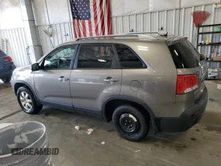 2012 Kia Sorento LX with VIN 5XYKT3A68CG249116, listed as a Copart auction lot 53667345 with 100,036 mi miles and Clean Title. Bid and sale history available at DreamBid. Image 2.