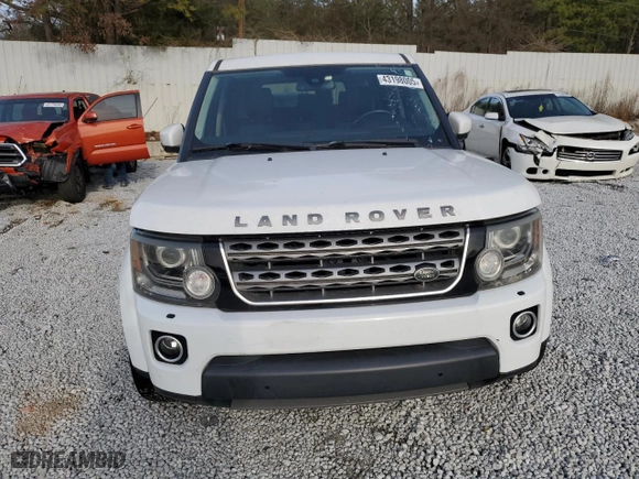 2016 Land Rover LR4 HSE with VIN SALAG2V6XGA800004, listed as a Copart auction lot 43198005 with NaN miles and Clean Title. Bid and sale history available at carsss.com. Image 5.
