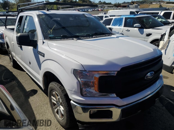 2020 Ford F-150 XL with VIN 1FTEX1CB7LKD33339, listed as a Copart auction lot 48669855 with 101,027 mi miles and Salvage title. Bid and sale history available at DreamBid. Image 4.
