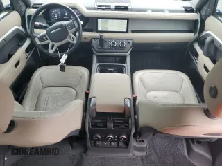2021 Land Rover Defender SE with VIN SALEP7RU4M2051620, listed as a Copart auction lot 46661245 with 27,324 mi miles and Salvage title. Bid and sale history available at DreamBid. Image 8.