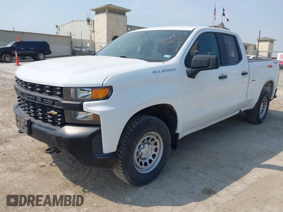 2021 Chevrolet Silverado 1500 Work Truck with VIN 1GCRYAEF6MZ209943, listed as a IAAI auction lot 42221696 with 58,094 mi miles and . Bid and sale history available at DreamBid. Image 2.