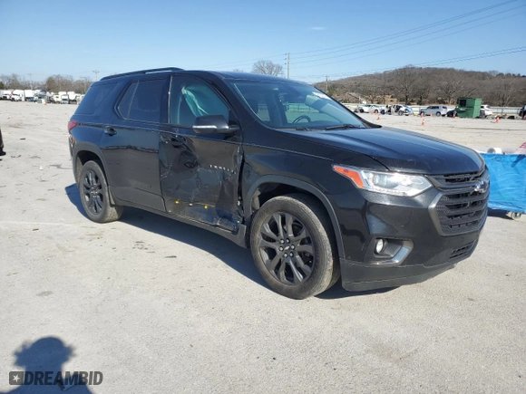2019 Chevrolet Traverse RS with VIN 1GNERJKX0KJ162579, listed as a Copart auction lot 43633505 with 145,491 mi miles and Salvage Title. Bid and sale history available at carsss.com. Image 4.