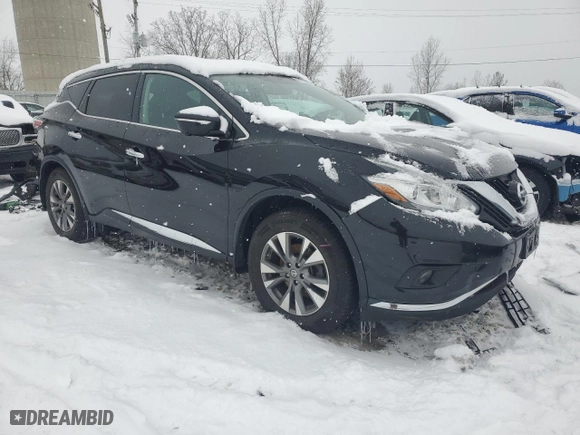 2015 Nissan Murano SV with VIN 5N1AZ2MH9FN278148, listed as a Copart auction lot 87742115 with 56,575 mi miles and Salvage Title. Bid and sale history available at carsss.com. Image 4.