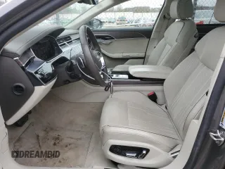 2020 Audi A8 L with VIN WAU8DAF84LN009010, listed as a Copart auction lot 87681185 with 24,874 mi miles and Salvage Title. Bid and sale history available at carsss.com. Image 7.