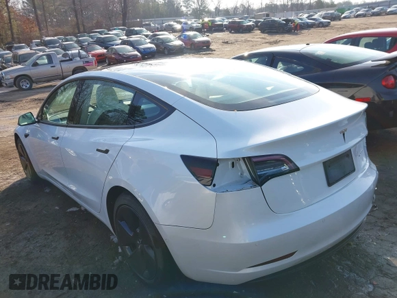 2021 Tesla Model 3 Long Range with VIN 5YJ3E1EB1MF056759, listed as a IAAI auction lot 41464108 with 48,694 mi miles and . Bid and sale history available at carsss.com. Image 14.
