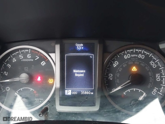 2020 Toyota Tacoma 4WD SR5 with VIN 5TFCZ5AN1LX227753, listed as a IAAI auction lot 41543939 with 35,860 mi miles. Bid and sale history available at carsss.com. Image 15.