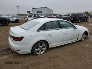 2018 Audi A4 Premium with VIN WAUDNAF43JA223564, listed as a Copart auction lot 45872065 with 65,814 mi miles and Salvage Title. Bid and sale history available at carsss.com. Image 3.