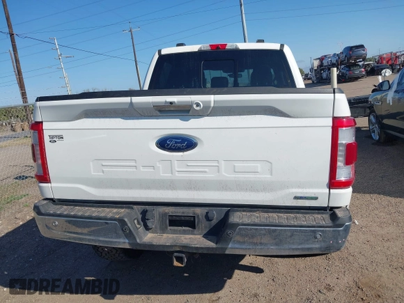 2022 Ford F-150 XL with VIN 1FTFW1E83NFA67841, listed as a IAAI auction lot 41489029 with 34,505 mi miles. Bid and sale history available at carsss.com. Image 17.