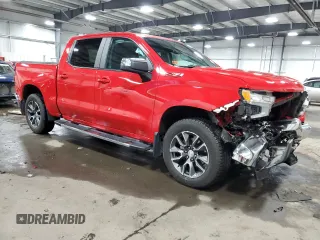 2022 Chevrolet Silverado 1500 LT with VIN 1GCUDDED9NZ609521, listed as a Copart auction lot 46601145 with 39,477 mi miles and Non Repairable. Bid and sale history available at DreamBid. Image 4.