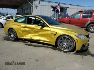 2017 BMW M4 with VIN WBS3R9C57HK709712, listed as a Copart auction lot 69876754 with 48,172 mi miles and Salvage Title. Bid and sale history available at carsss.com. Image 4.