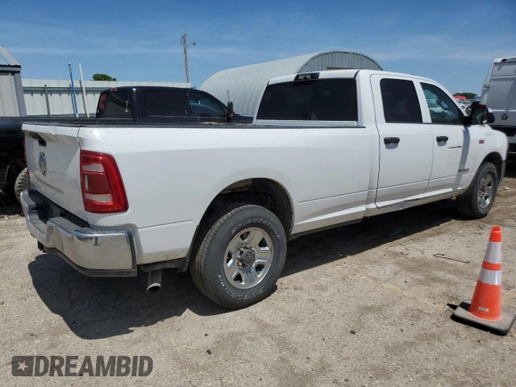 2021 Ram 2500 Tradesman with VIN 3C6UR4HJ2MG604556, listed as a Copart auction lot 55568605 with 149,584 mi miles and Salvage title. Bid and sale history available at DreamBid. Image 3.