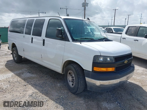 2020 Chevrolet Express Passenger LS with VIN 1GAZGNFG3L1241756, listed as a IAAI auction lot 42513261 with 23,256 mi miles and . Bid and sale history available at DreamBid. Image 1.