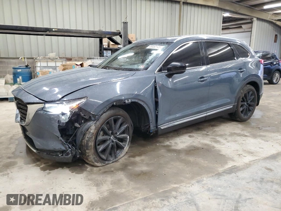 2021 Mazda CX-9 Carbon Edition with VIN JM3TCADY2M0527657, listed as a Copart auction lot 46650145 with 69,439 mi miles and Salvage title. Bid and sale history available at DreamBid. Image 1.